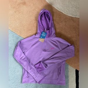 Purple thermal hoodie